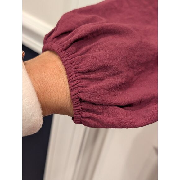 đź‘—Cotton Bleu Smocked Cottagecore Midi Dress | Curvy Fit 1X | Made in USA - Picture 3 of 7